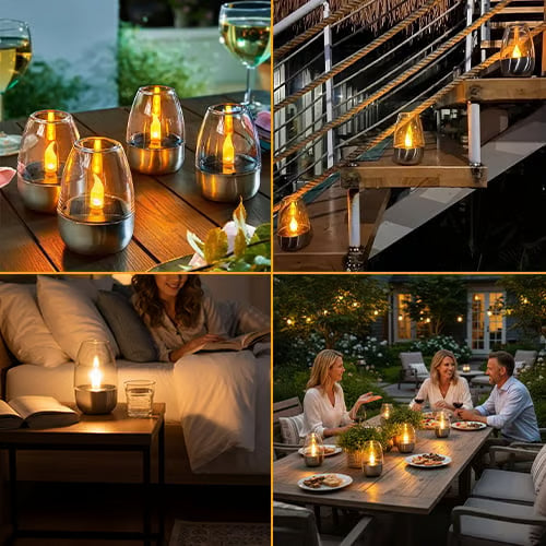 Solar Powered LED Candles