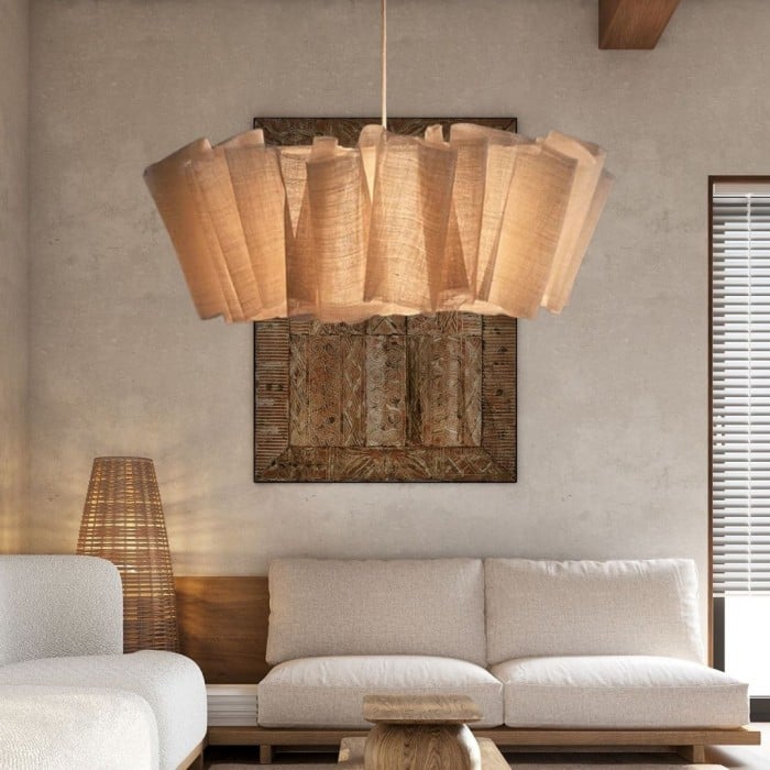 Kumo Linen Pendant Lamp