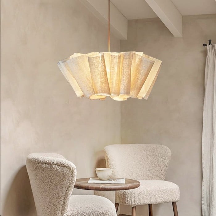 Kumo Linen Pendant Lamp
