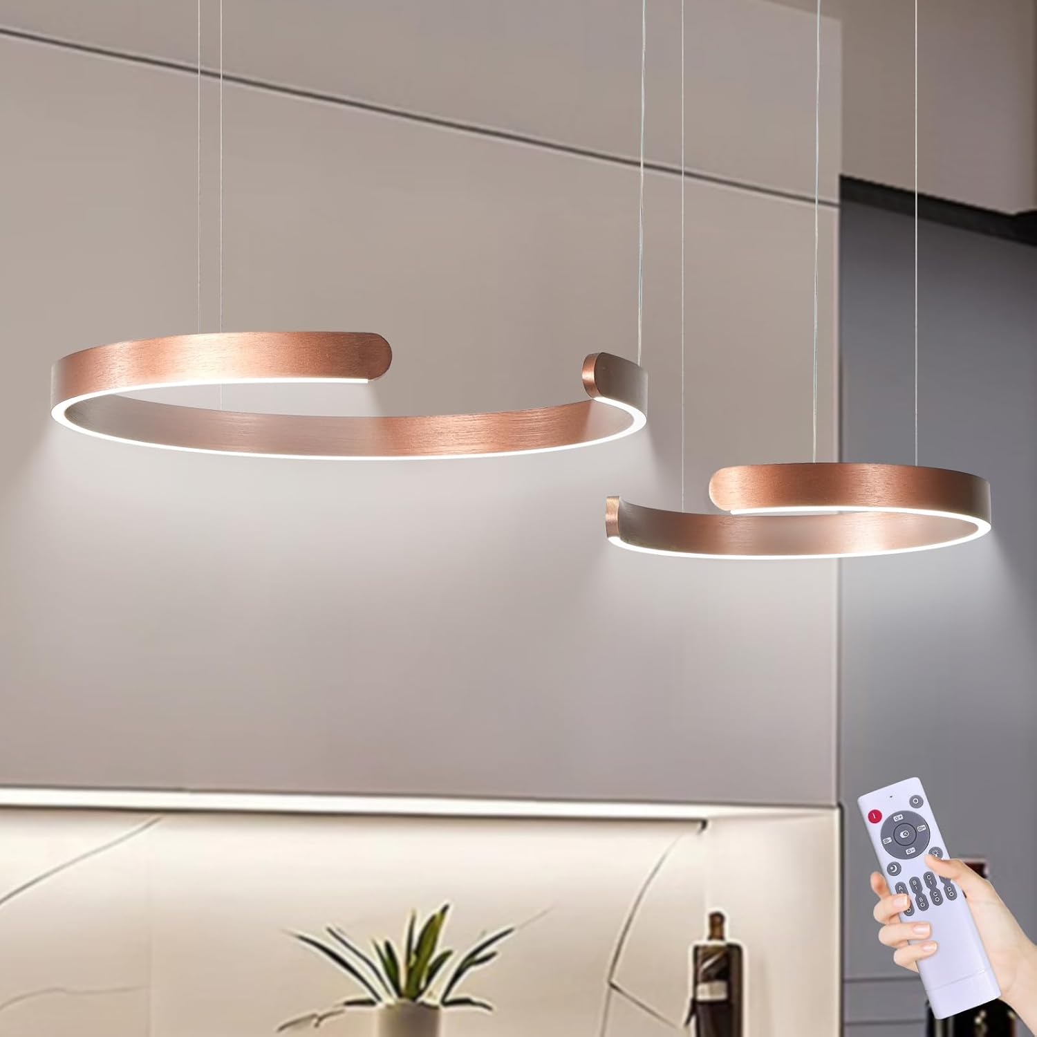 Vaya™ | Minimalistic led ring chandelier