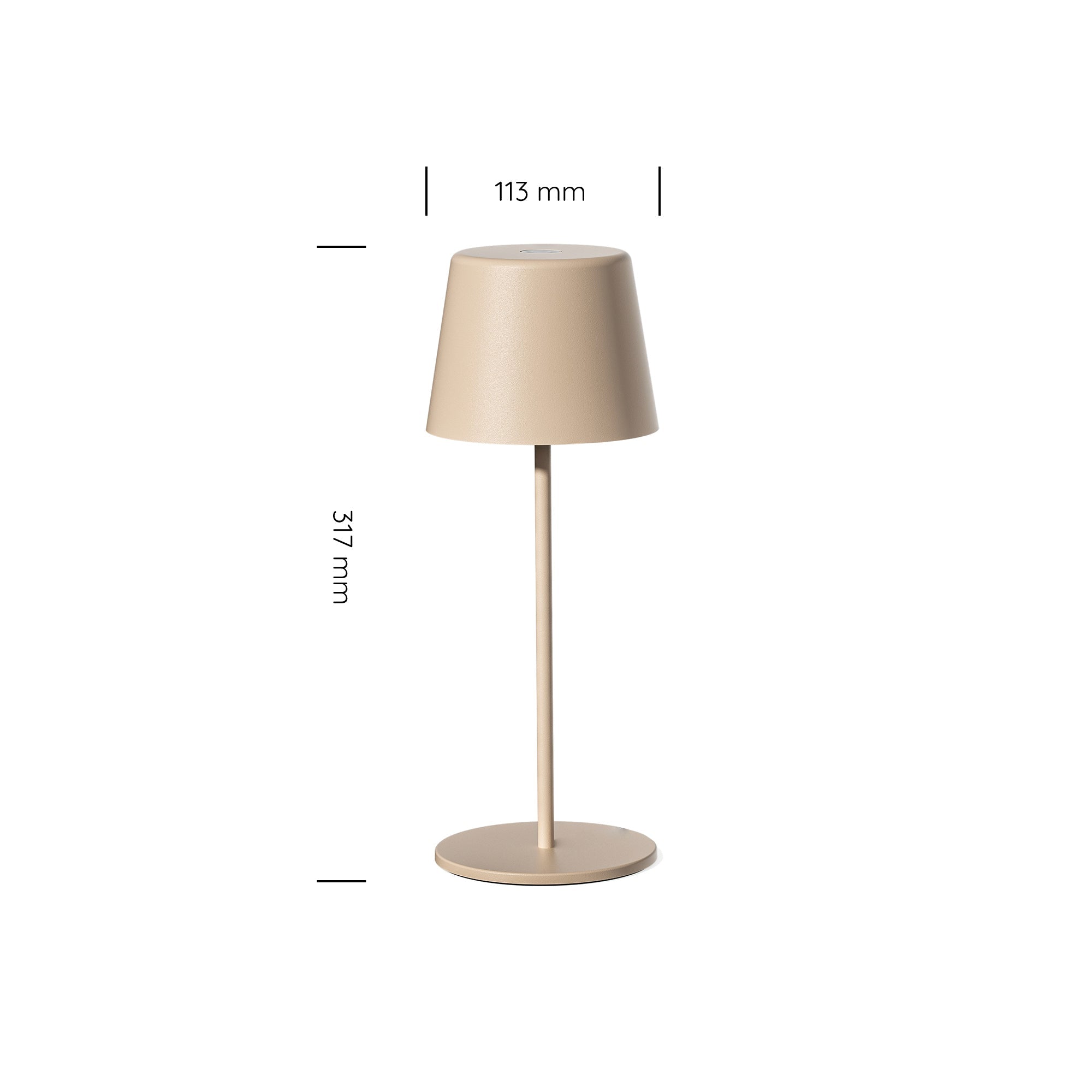 Paola 300 Rechargeable Cordless Table Lamp Matte Sand (Lampa LED)