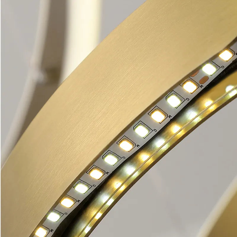 Vaya™ | Minimalistic led ring chandelier