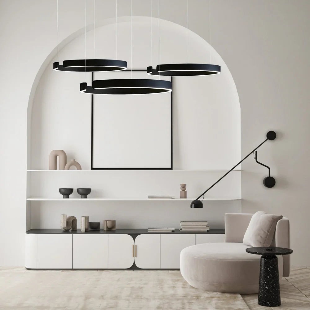 Vaya™ | Minimalistic led ring chandelier