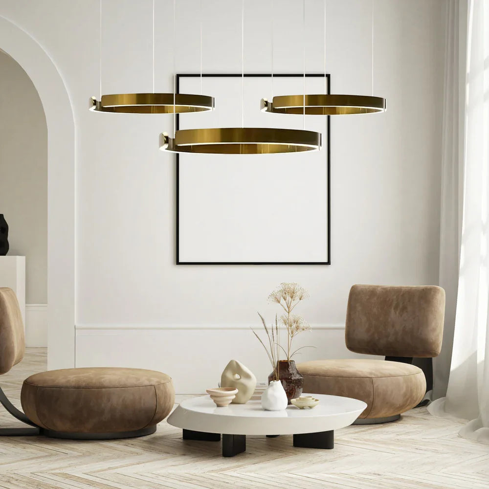 Vaya™ | Minimalistic led ring chandelier