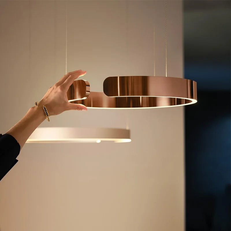 Vaya™ | Minimalistic led ring chandelier