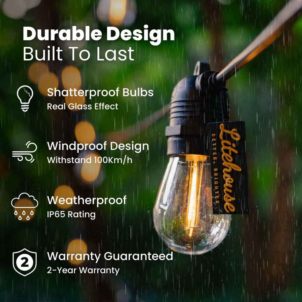 Solar Bulb String Lights