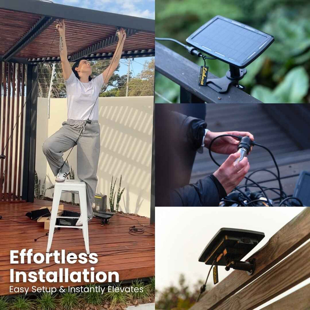 Solar Bulb String Lights