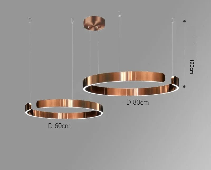 Vaya™ | Minimalistic led ring chandelier