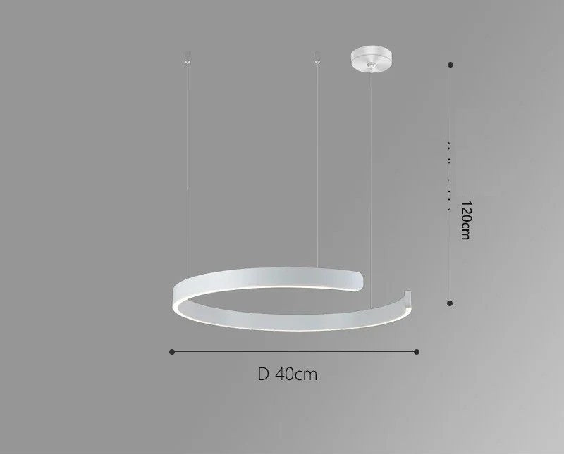 Vaya™ | Minimalistic led ring chandelier