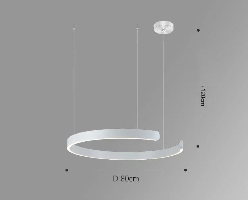 Vaya™ | Minimalistic led ring chandelier