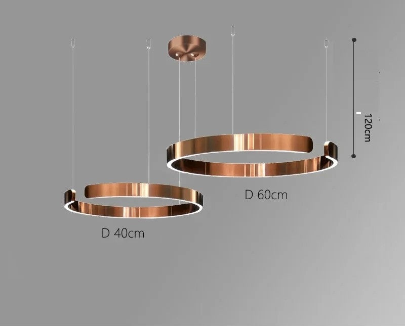 Vaya™ | Minimalistic led ring chandelier