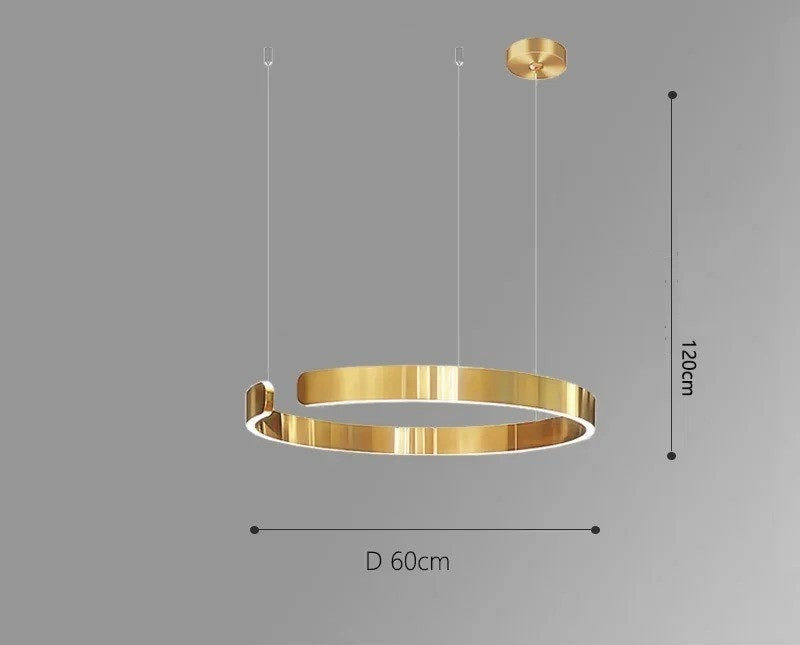 Vaya™ | Minimalistic led ring chandelier