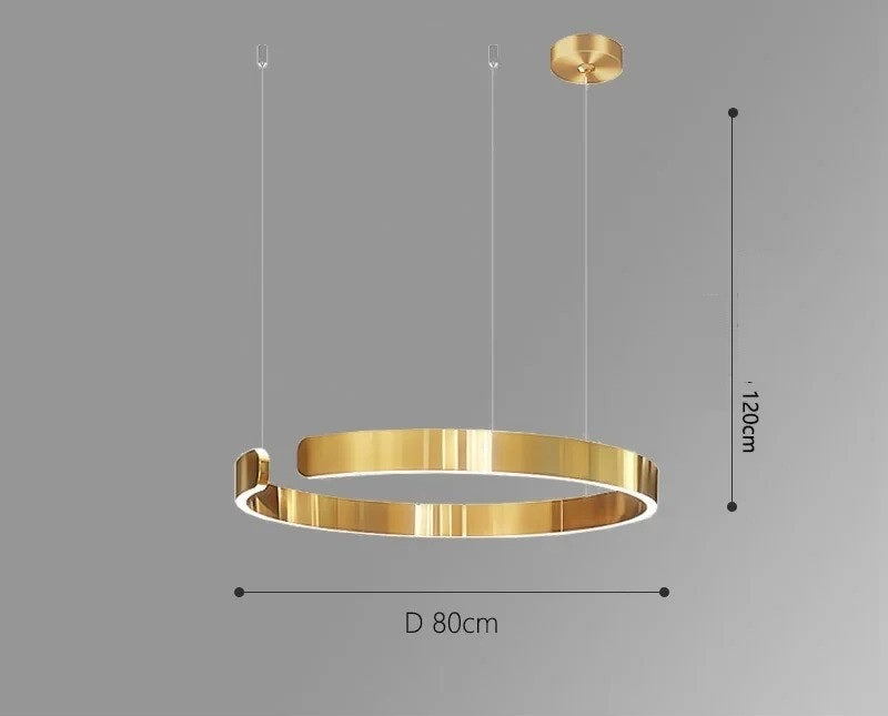 Vaya™ | Minimalistic led ring chandelier