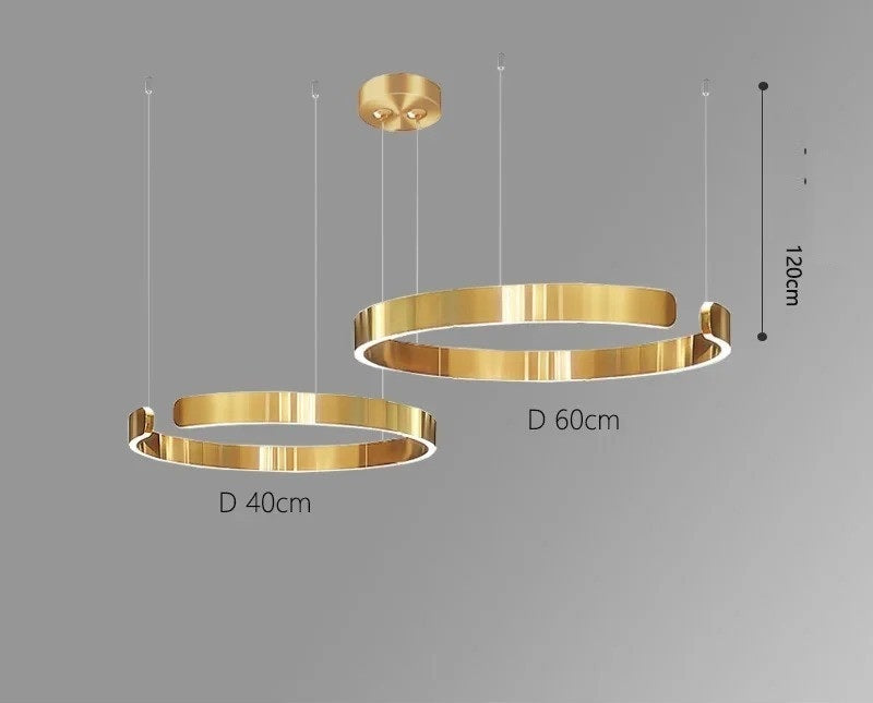 Vaya™ | Minimalistic led ring chandelier