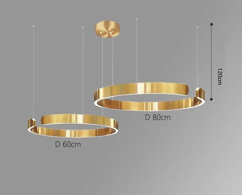 Vaya™ | Minimalistic led ring chandelier