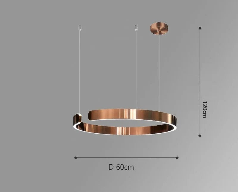 Vaya™ | Minimalistic led ring chandelier